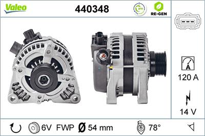 VALEO 440348 EAN: 3276424403483.