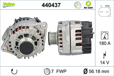 VALEO 440437 EAN: 3276424404374.