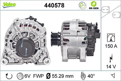 VALEO 440578 EAN: 3276424405784.