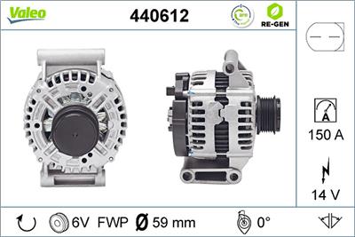 VALEO 440612 EAN: 3276424406125.