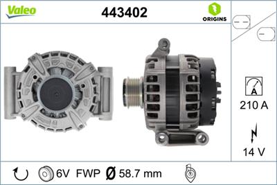 VALEO 443402 EAN: 3276424434029.