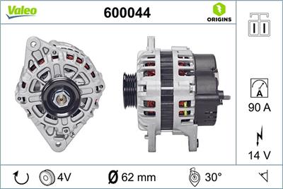 VALEO 600044 EAN: 3276426000444.