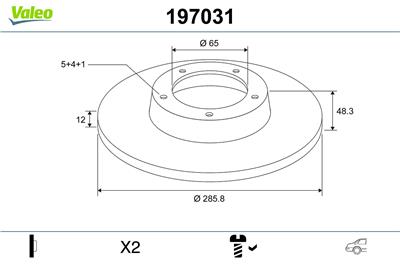 VALEO 197031 EAN: 3276421970315.