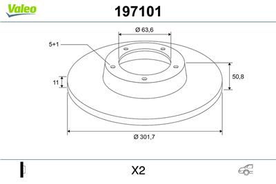 VALEO 197101 EAN: 3276421971015.