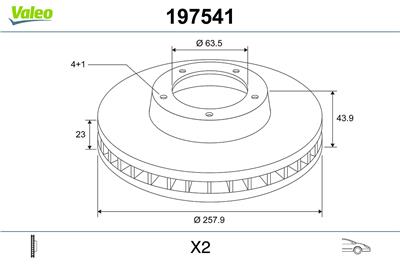 VALEO 197541 EAN: 3276421975419.