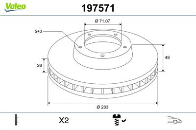 VALEO 197571 EAN: 3276421975716.
