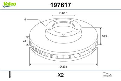 VALEO 197617 EAN: 3276421976171.