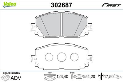 VALEO 302687 EAN: 3276423026874.