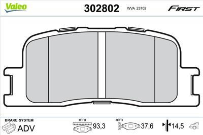 VALEO 302802 EAN: 3276423028021.