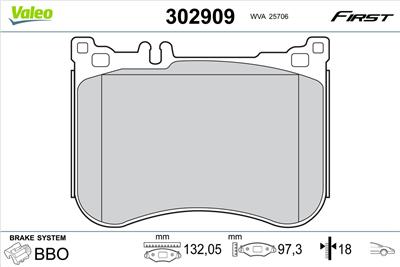 VALEO 302909 EAN: 3276423029097.