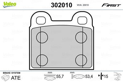 VALEO 302010 EAN: 3276423020100.