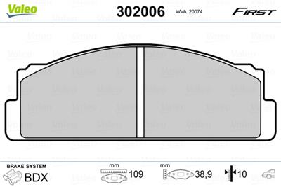 VALEO 302006 EAN: 3276423020063.