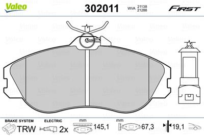 VALEO 302011 EAN: 3276423020117.