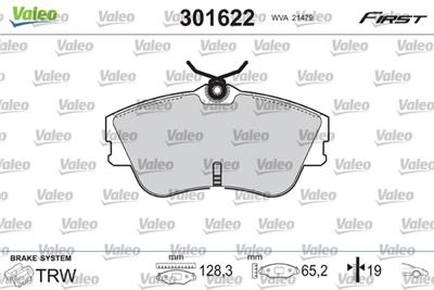 VALEO 301622 EAN: 3276423016226.