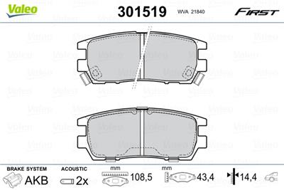 VALEO 301519 EAN: 3276423015199.