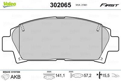 VALEO 302065 EAN: 3276423020650.