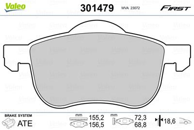 VALEO 301479 EAN: 3276423014796.