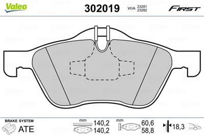 VALEO 302019 EAN: 3276423020193.