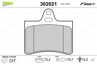 VALEO 302021 EAN: 3276423020216.