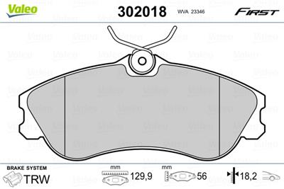 VALEO 302018 EAN: 3276423020186.