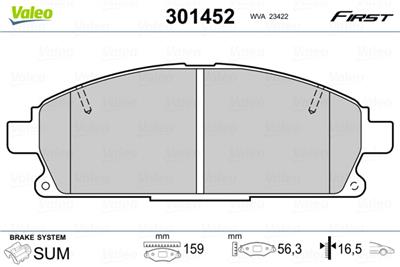 VALEO 301452 EAN: 3276423014529.