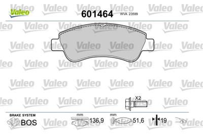 VALEO 601464 EAN: 3276426014649.