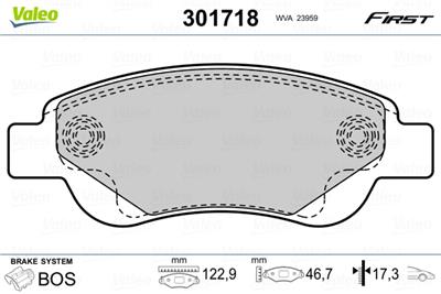 VALEO 301718 EAN: 3276423017186.