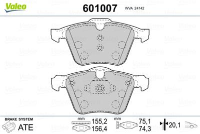 VALEO 601007 EAN: 3276426010078.