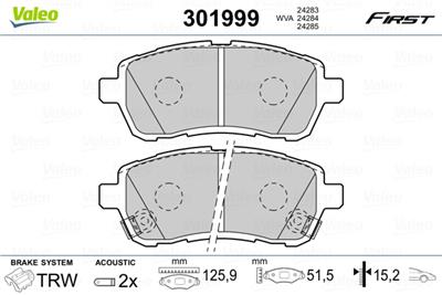 VALEO 301999 EAN: 3276423019999.