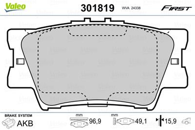 VALEO 301819 EAN: 3276423018190.