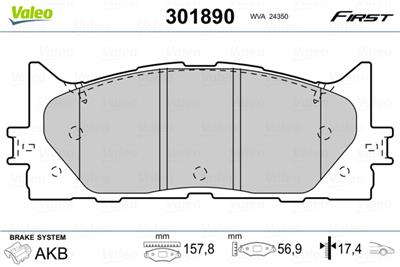 VALEO 301890 EAN: 3276423018909.