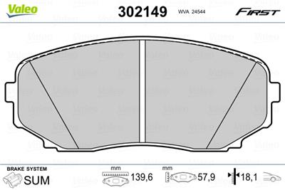 VALEO 302149 EAN: 3276423021497.