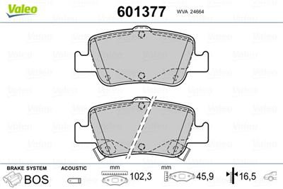 VALEO 601377 EAN: 3276426013772.