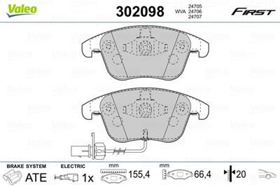 VALEO 302098 EAN: 3276423020988.