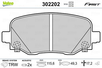 VALEO 302202 EAN: 3276423022029.