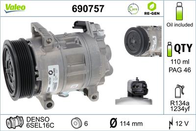 VALEO 690757 EAN: 3276426907576.