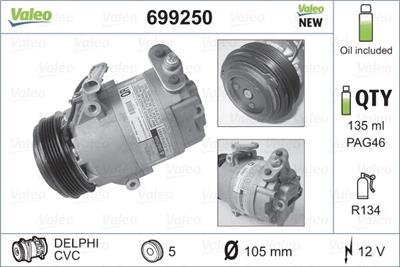 VALEO 699250 EAN: 3276426992503.