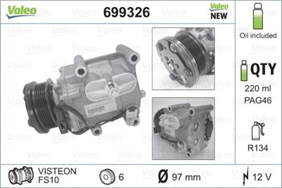 VALEO 699326 Číslo výrobce: TRV10. EAN: 3276426993265.