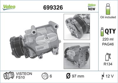 VALEO 699326 Číslo výrobce: TRV10. EAN: 3276426993265.