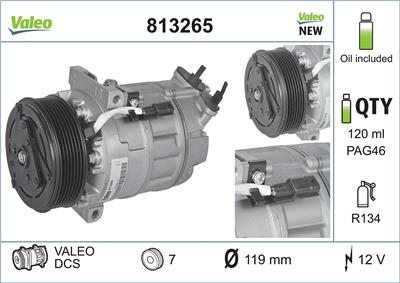 VALEO 813265 EAN: 3276428132655.