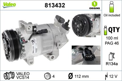 VALEO 813432 EAN: 3276428134321.