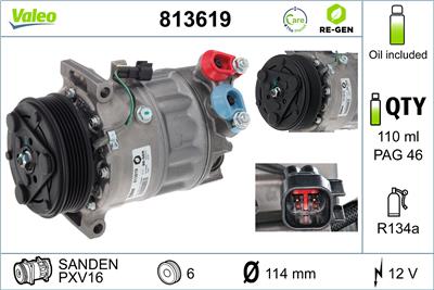 VALEO 813619 EAN: 3276428136196.