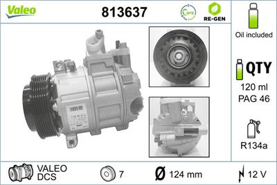 VALEO 813637 EAN: 3276428136370.