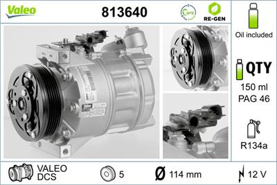 VALEO 813640 EAN: 3276428136400.