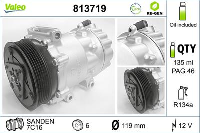VALEO 813719 EAN: 3276428137193.