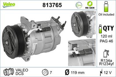 VALEO 813765 EAN: 3276428137650.