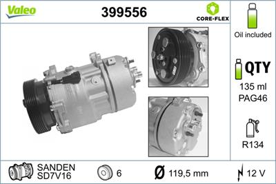 VALEO 399556 EAN: 3276423995569.