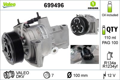 VALEO 699496 EAN: 3276426994965.
