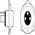 VALEO 032511 - SEAT TERRA (24) - Žiarovka pre diaľkový svetlomet
