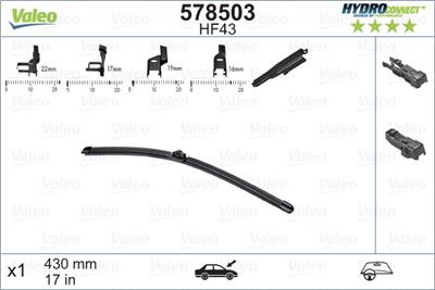 VALEO 578503 Číslo výrobce: HF43. EAN: 3276425785038.